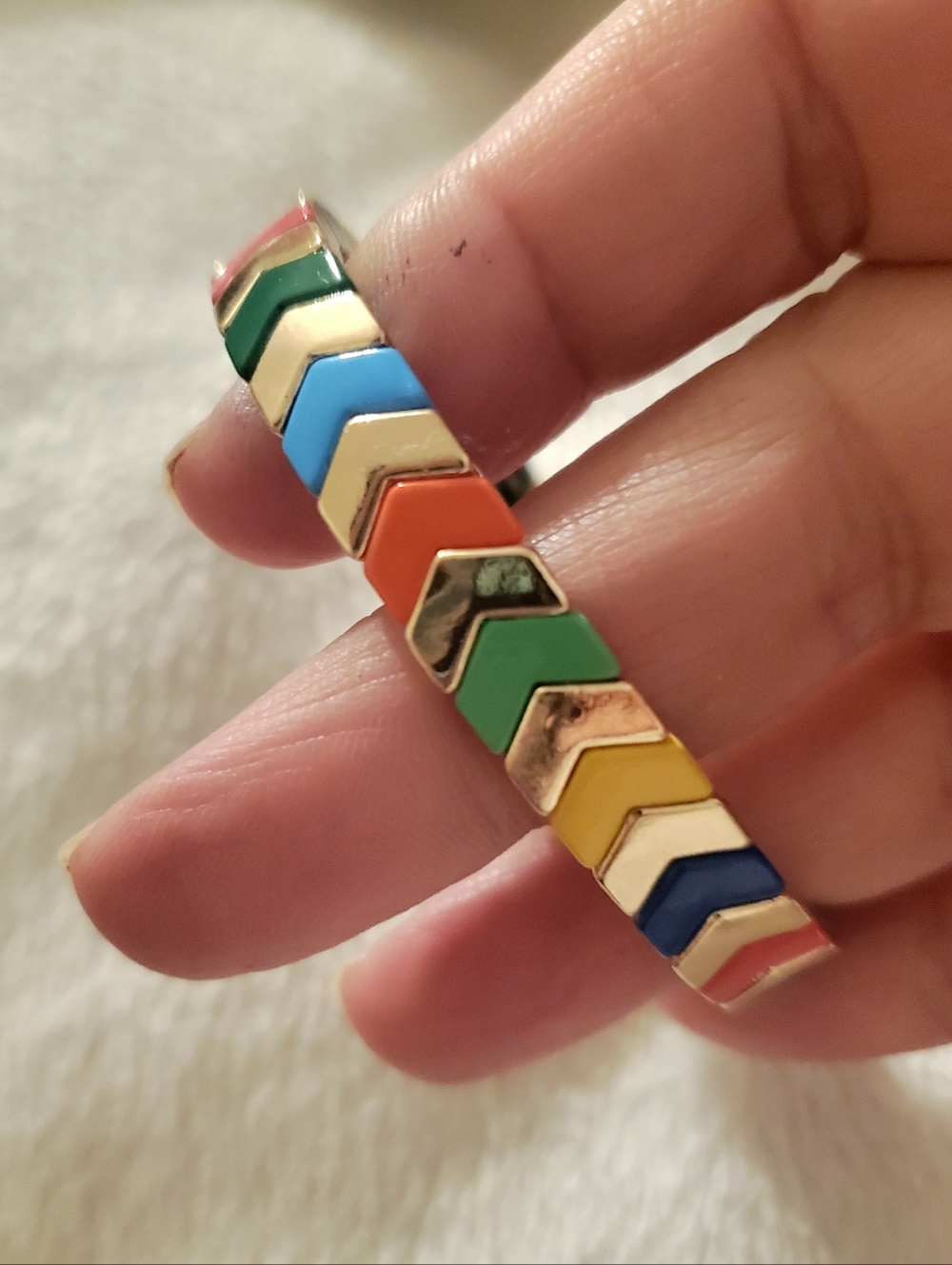 Chevron Beaded Bracelet